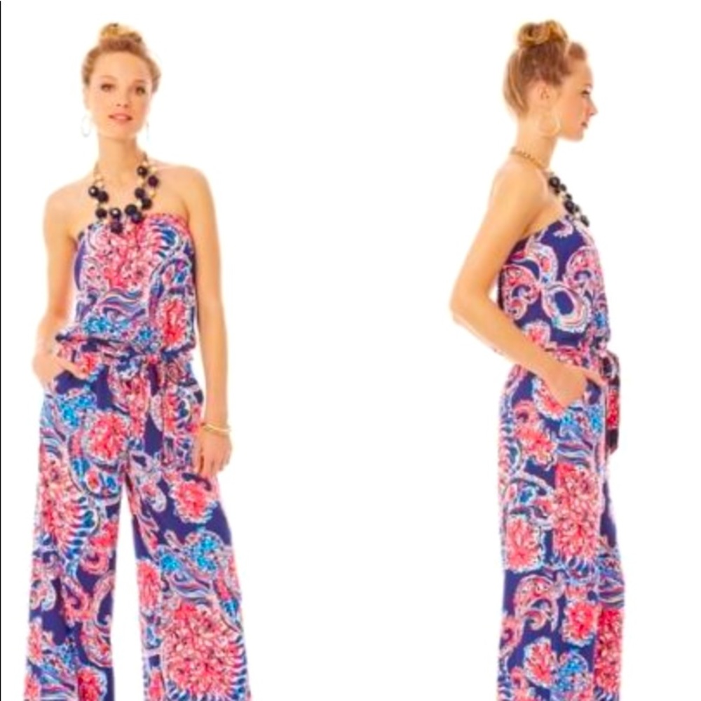 Lilly Pulitzer Farrah Jumpsuit - the Halibut ~ spring summer wedding outfit!